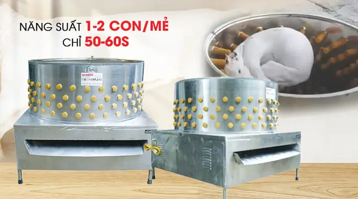 Năng Suất 1-2 Con/mẻ Chỉ Mất 50-60s