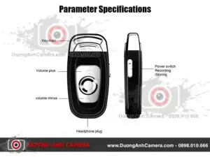 Máy Ghi Âm Ngụy Trang Móc Khóa Q5