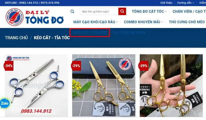 Vậy, Kéo Cắt Tóc – Kéo Tỉa Tóc Mua Ở Đâu Chất Lượng?