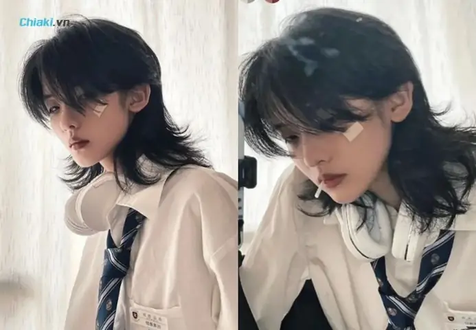 Tóc Mullet Nữ Dài