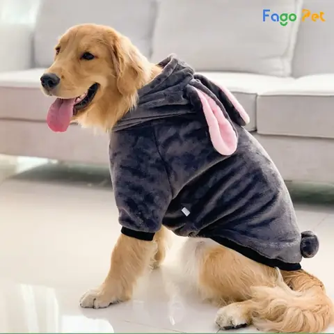 Áo Khoác Tai Thỏ Cho Chó Husky Áo Khoác Tai Thỏ Cho Chó Husky