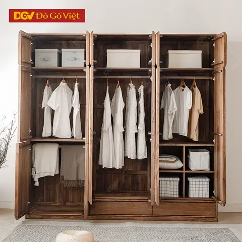 Mẫu Tủ Quần Áo Gỗ Óc Chó Đẹp Kích Thước Lớn Cho Gia Đình Mẫu Tủ Quần Áo Gỗ Óc Chó Đẹp Kích Thước Lớn Cho Gia Đình