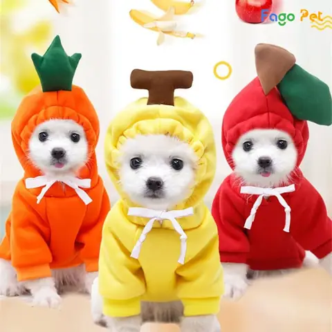 Áo Hoodie Vàng Cho Chó Pug