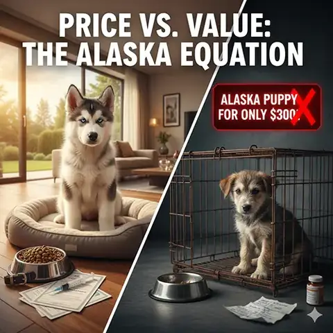 Trước Khi Nói “giá Rẻ”: Bình Thường Một Bé Alaska Đáng Giá Bao Nhiêu? 📊 Trước Khi Nói “giá Rẻ”: Bình Thường Một Bé Alaska Đáng Giá Bao Nhiêu? 📊