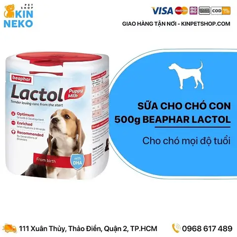 Sữa Bột Cho Chó Con Beaphar Lactol