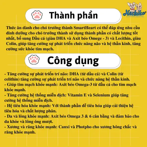 Thức Ăn Đóng Gói Cho Chó