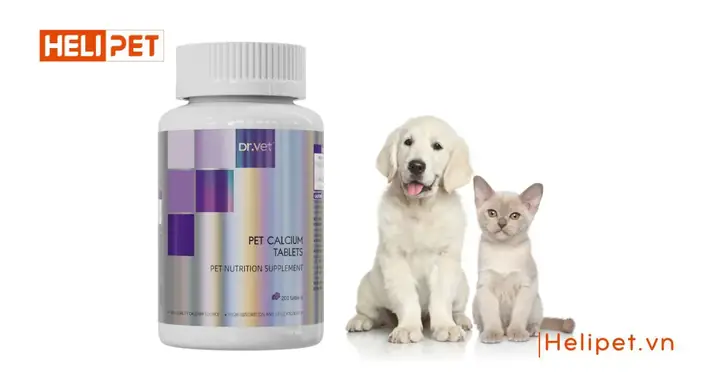 2viên Bổ Sung Canxi Cho Chó Mèo Nhà Dr.vet