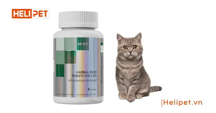 3viên Nhai Hỗ Trợ Tiêu Búi Lông Cho Mèo Dr.vet