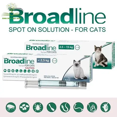 Thuốc Trị Ký Sinh Trùng Chó Mèo Broadline