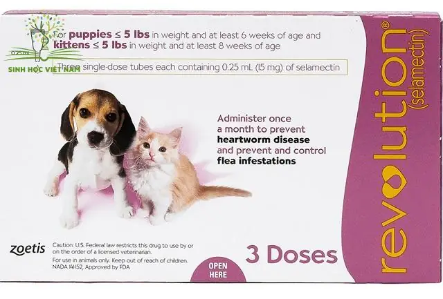 Thuốc Trị Ve Rận Cho Mèo Revolution