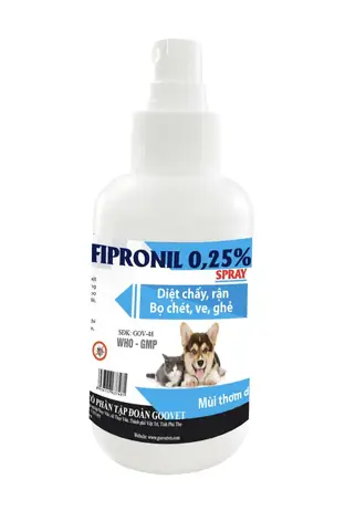 Thuốc Đặc Trị Ve Chó Fipronil 0.25%