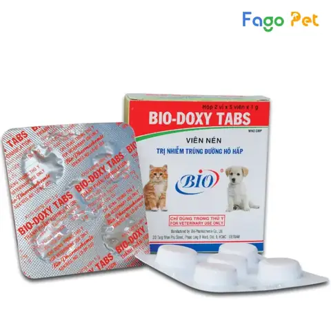 Thuốc Trị Ho Cho Chó Bio Doxy Tabs