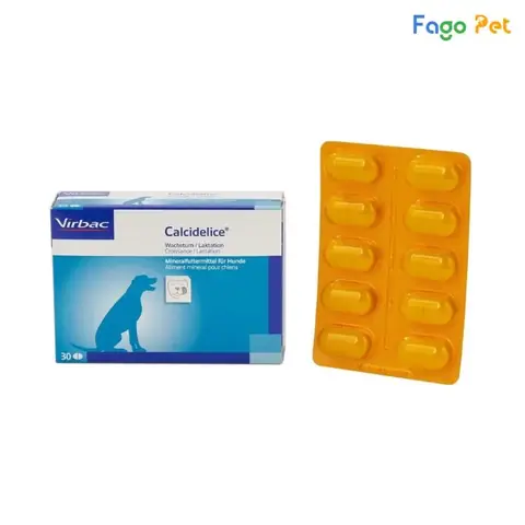Viên Bổ Sung Canxi & Khoáng Chất Virbac Calci Delice Cho Chó