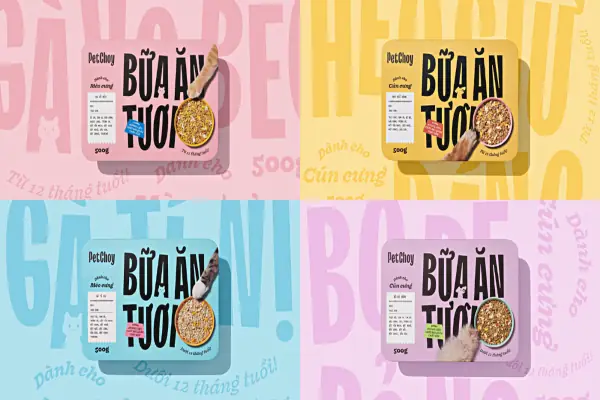 Pate Tươi Pet Choy - Bữa Ăn Cân Bằng Dinh Dưỡng Cho Chó Mèo Nhà Bạn