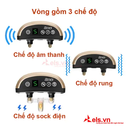 Chế Độ Đào Tạo Tự Động Của Vòng Cổ Chống Sủa Cho Chó Training Collar