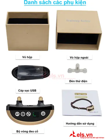 Thông Tin Chi Tiết Về Vòng Đeo Cổ Chống Sủa Cho Chó Training Collar