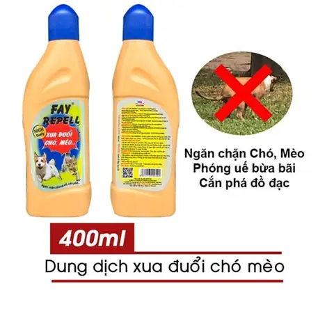 Xịt Xua Đuổi Chó Mèo Fay Repell 200ml Có Thực Sự Hiệu Quả Và An Toàn?