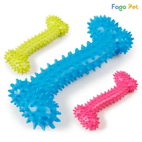 Đồ Chơi Cho Chó Gặm Hình Xương Có Gai