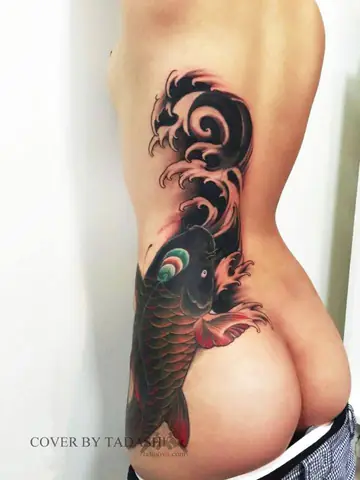 Hình Xăm Cá Chép Hóa Rồng Đẹp: