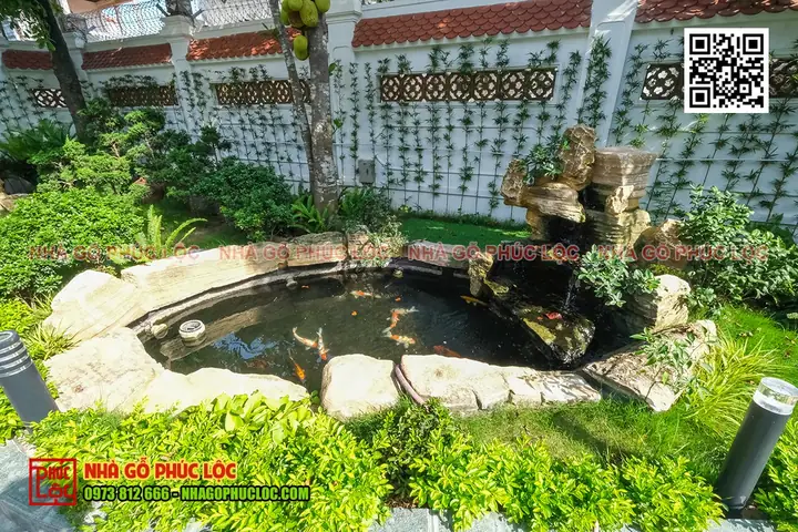 Mẫu Ao Cá Koi Làm Trong Không Gian Hạn Chế