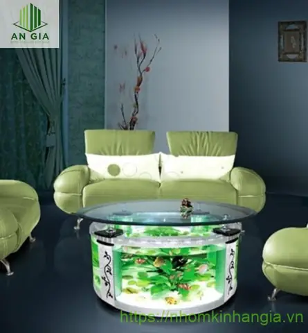 Mẫu Bàn Kính Bể Cá Đẹp Nhất Phù Hợp Với Mọi Không Gian