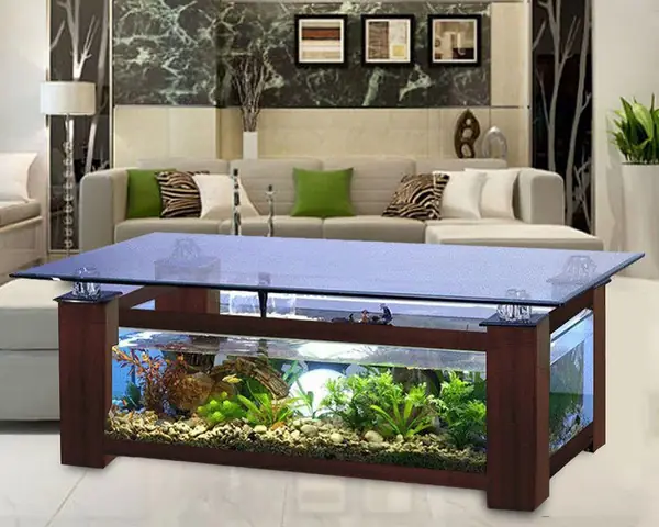 Các Mẫu Bàn Sofa Hồ Cá Đẹp Nhiều Người Yêu Thích