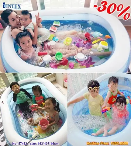 Bể Bơi Phao Mini 3 Tầng Intex 57482