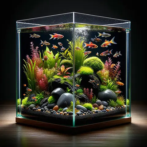 Bể Cá Mini Hình Vuông Nhập Khẩu Từ Taiwan