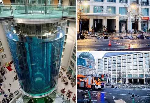 Cận Cảnh Bể Cá Khổng Lồ 1 Triệu Lít Nước Tại Đức Vỡ Gây Ra 'sóng ... Cận Cảnh Bể Cá Khổng Lồ 1 Triệu Lít Nước Tại Đức Vỡ Gây Ra 'sóng ...