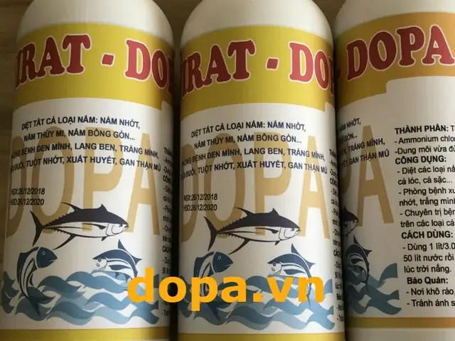 Anirat-dopathuốc Thủy Sản Diệt Tất Cả Các Loại Nấm: Nấm Nhớt, Nấm Thủy Mi, Nấm Bông Gòn… Phòng Bệnh Đen Mình, Lang Ben, Trắng Mình, Thối Đuôi, Tuột Nhớt, Xuất Huyết, Nhiễm Khuẩn, Gan Thận Mủ Trên Cá Nuôi Cá Cảnh, Cá Lồng Bè