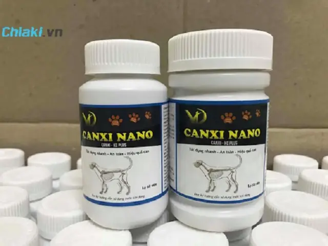 Viên Uống Canxi Nano Hỗ Trợ Tăng Cường Canxi Cho Chó