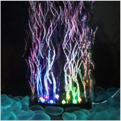 Bộ Đèn Led Đổi Màu Bể Cá Q9 Có Đầu Sủi Bọt Kèm Máy Tạo Khí Oxy Cho Bể Cá