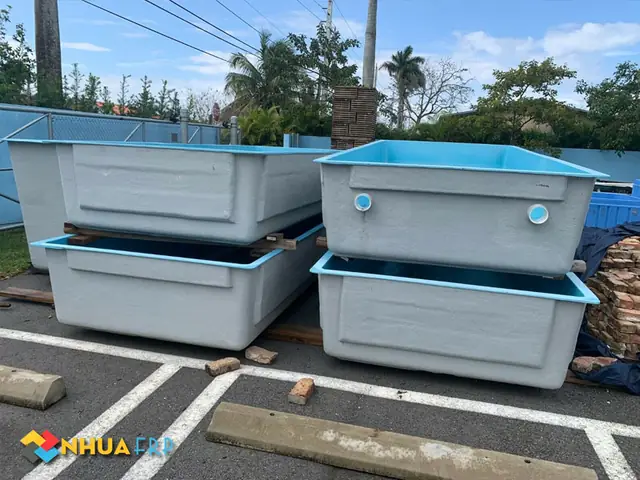 Mẫu Bồn Bể Compoisite Nuôi Cá, Thủy Sản
