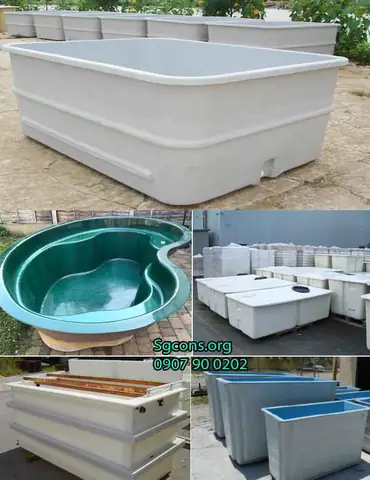 Hình Dạng Thùng Composite, Hồ Chứa Nước Composite