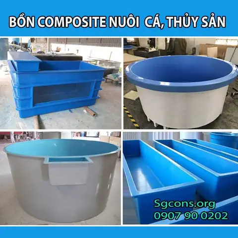 Bồn Composite Nuôi Cá