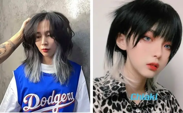 26. Tóc Nữ Mullet Highlight