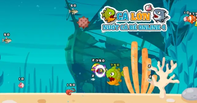 Game Cá Lớn Nuốt Cá Bé Online 4 - Game Vui