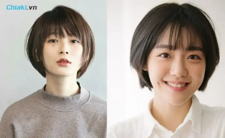 18. Tóc Nữ Ngắn Kiểu Nhật