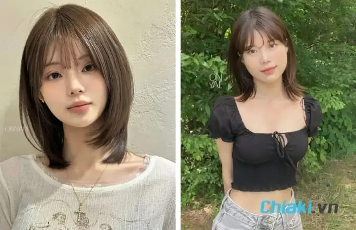 43. Tóc Ngắn Clavicle Cut