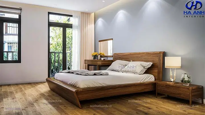 Giường Ngủ Gỗ Óc Chó Tự Nhiên Hn 605 - Ha Anh Interior - Nội Thất ...