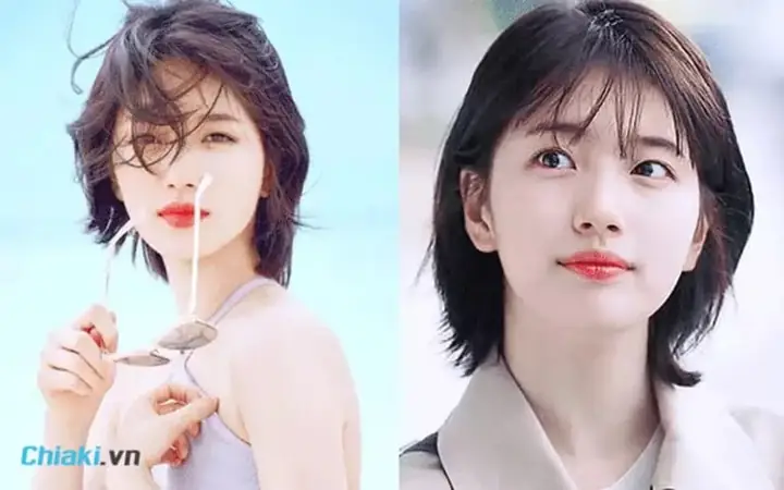 29. Tóc Nữ Ngắn Layer Suzy Trẻ Trung