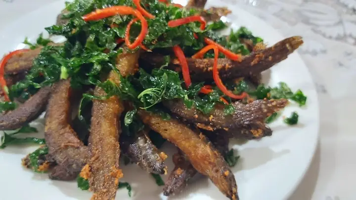 Cá Chạch Chiên Lá Lốt