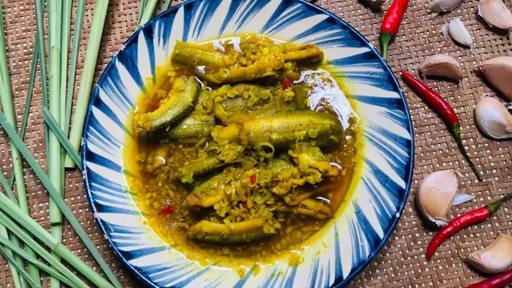 Cá Chạch Kho Nghệ