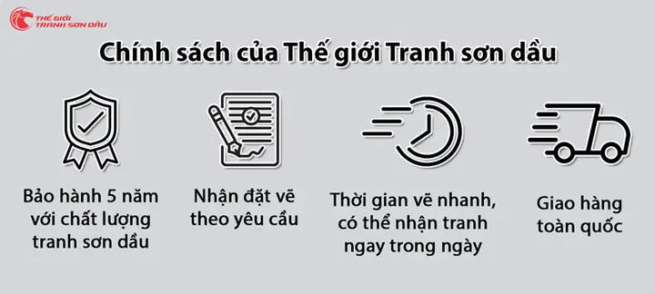Tranh Cá Chép (cá Koi) Chín Con Dưới Gốc Đào