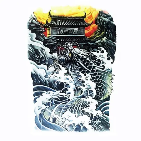 Hình Ảnh Cho Hình Xăm Cá Chép Vượt Quỷ Môn Quan: