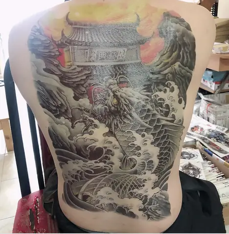 Hình Ảnh Cho Hình Xăm Cá Chép Vượt Quỷ Môn Quan: