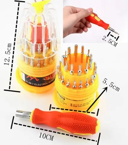 Bộ Tua Vít Đa Năng 31 Đầu Tiện Dụng Bền Bỉ