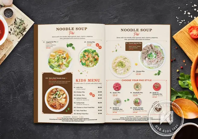 Menu Tiếng Anh Nhà Hàng Chuẩn Và Hướng Dẫn Sử Dụng Chi Tiết