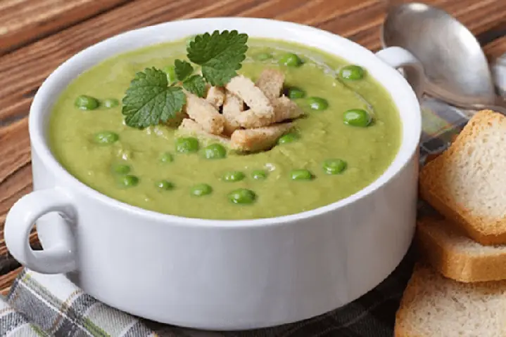 Cháo Đậu Hà Lan Mix Khoai Tây, Lòng Đỏ Trứng Gà