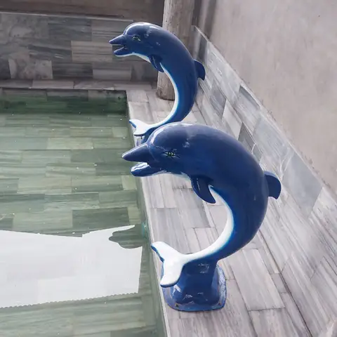 Cá Heo Phun Nước Cho Bể Bơi Bằng Nhựa Composite - Đồ Chơi ...